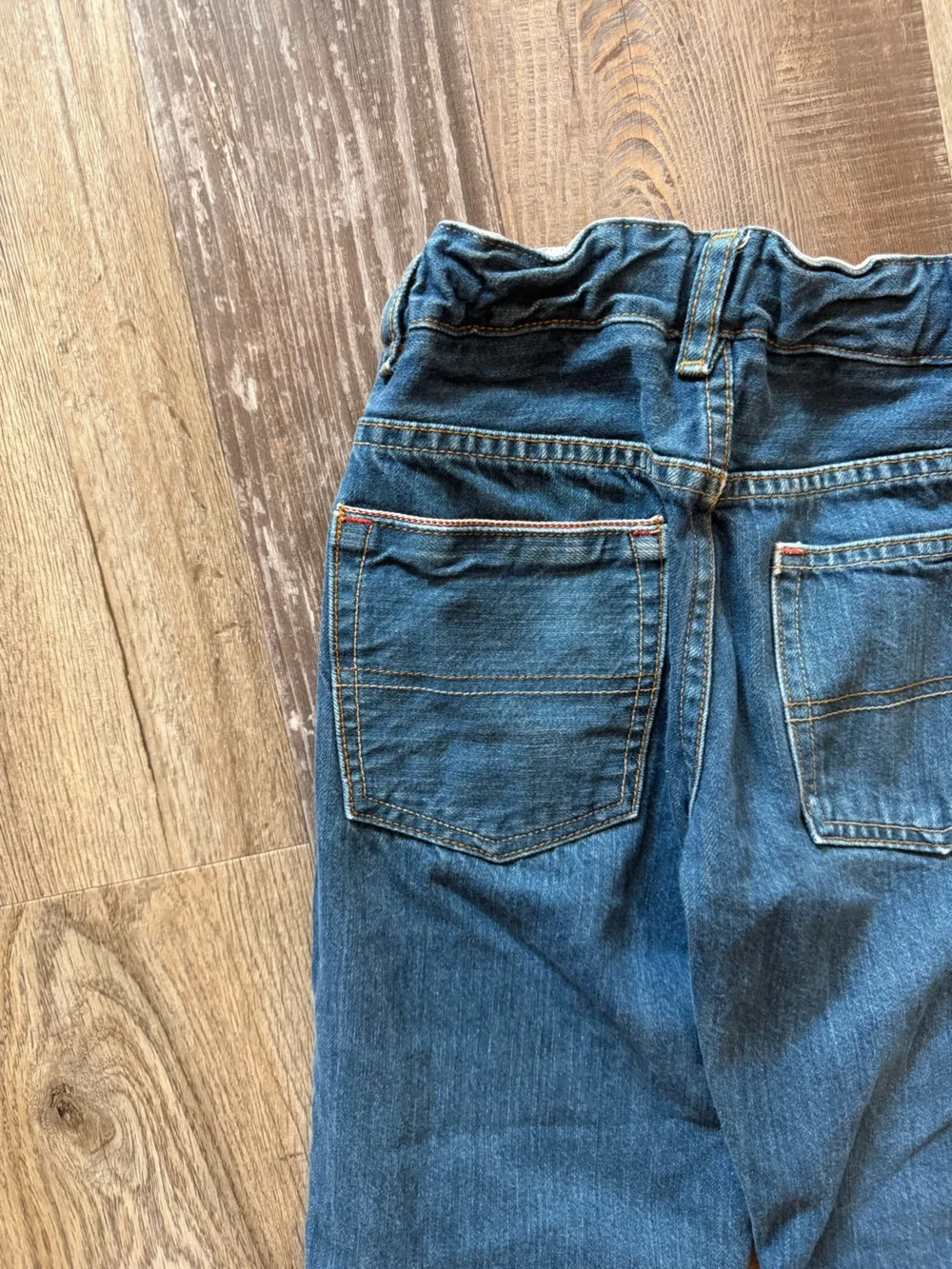 Mini Boden Straight-Leg Blue Denim Jeans